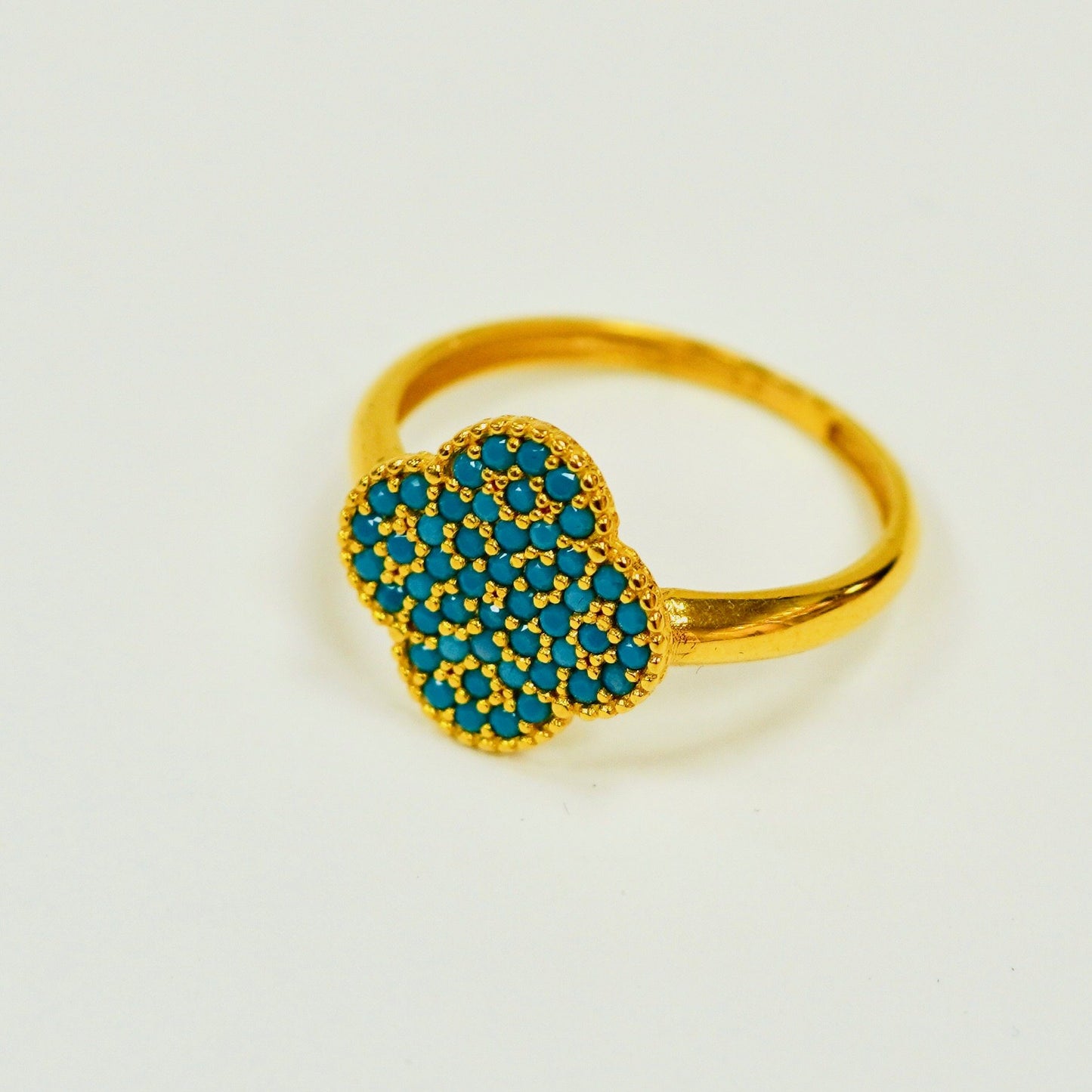 Klöver smycke ring