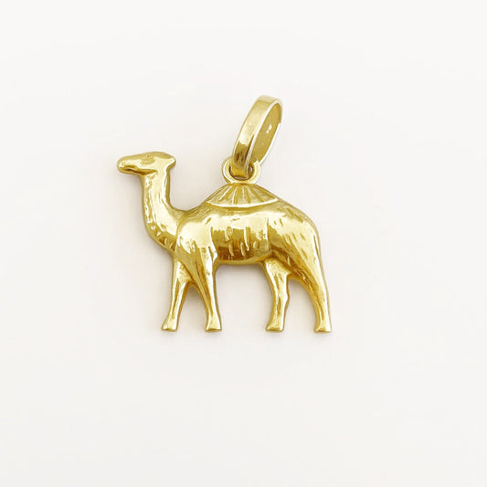 Elegant Kamel Hänge I Guld