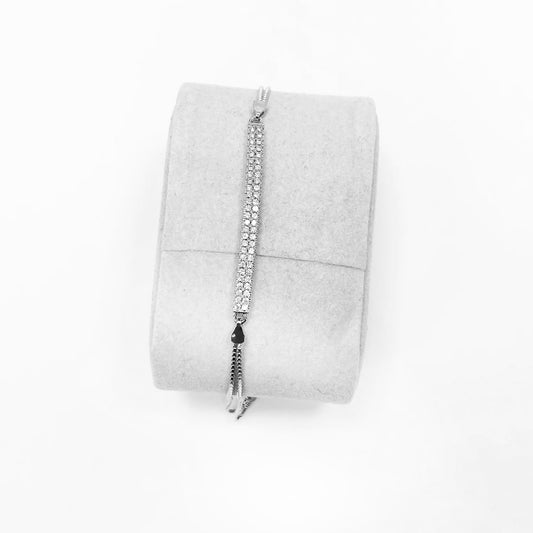 SILVERARMBAND- D bricka