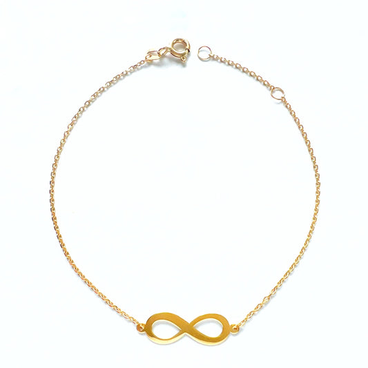 Infinity-armband i 18K guld
