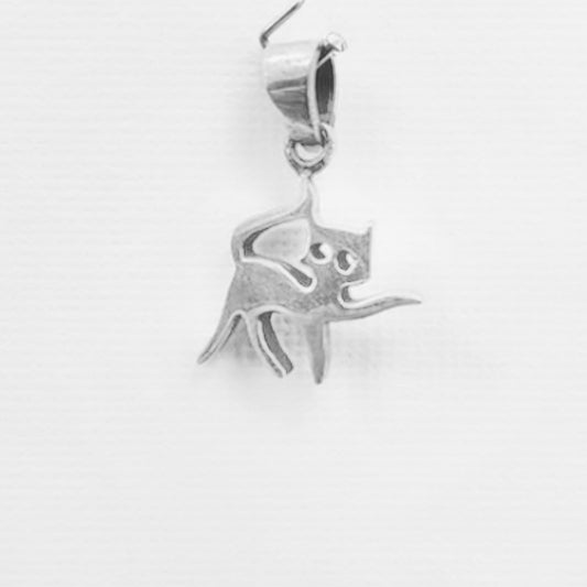 HÄNGSMYCKE SILVER katt