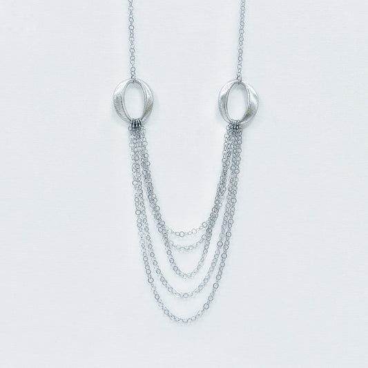 Silver Strands Harmony Necklace
