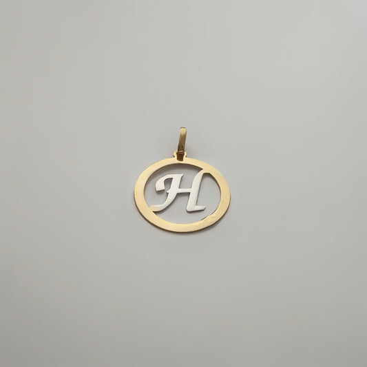 Personligt Guldhänge Med Bokstav H – 18 karat Guld