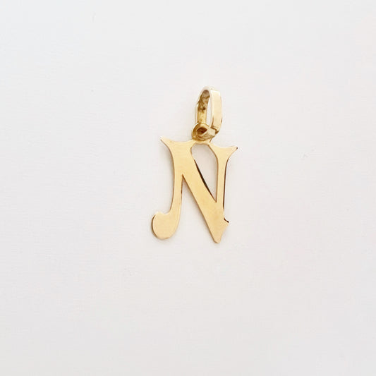 18K Guld Smycke med Namninitial