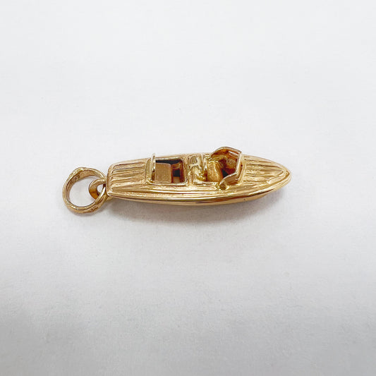 Guldhängsmycke Båt