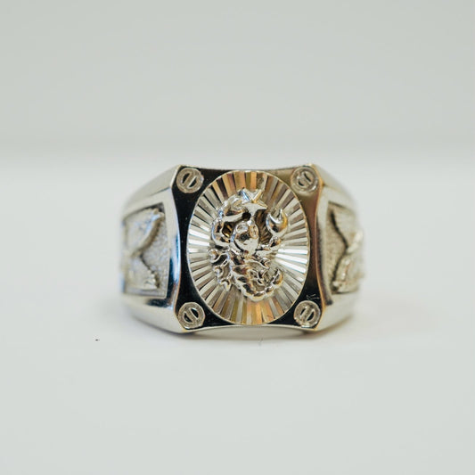 VITGULDRING 18k SKORPION