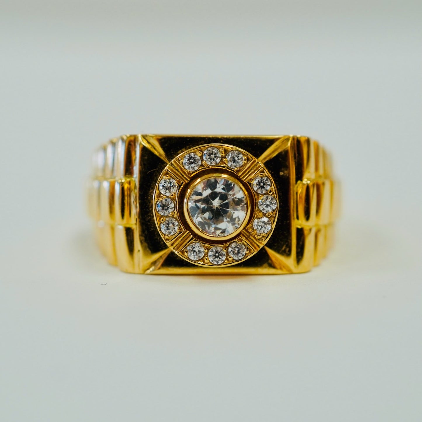 18K GULDRING HERR