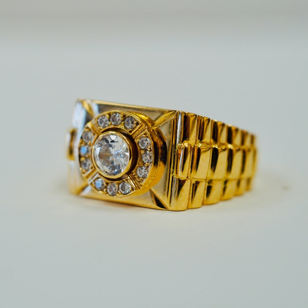 18K GULDRING HERR