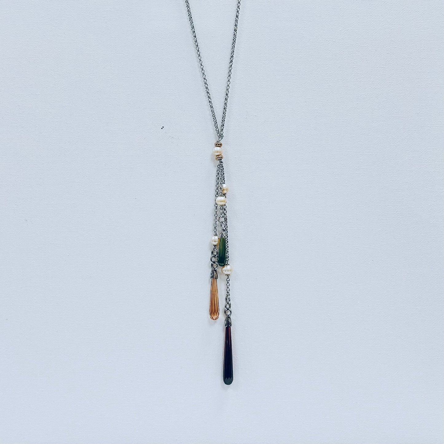 Glacial Elegant Silverhalsband