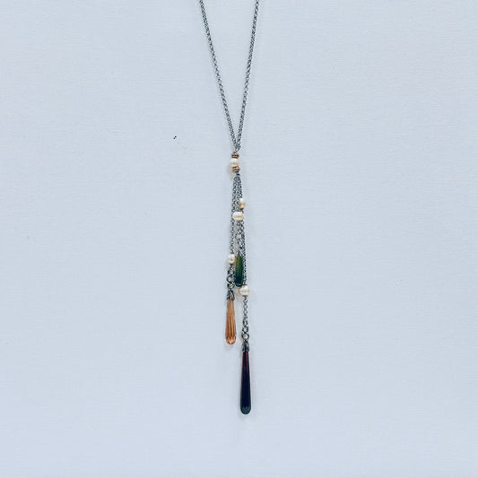 Glacial Elegant Silverhalsband