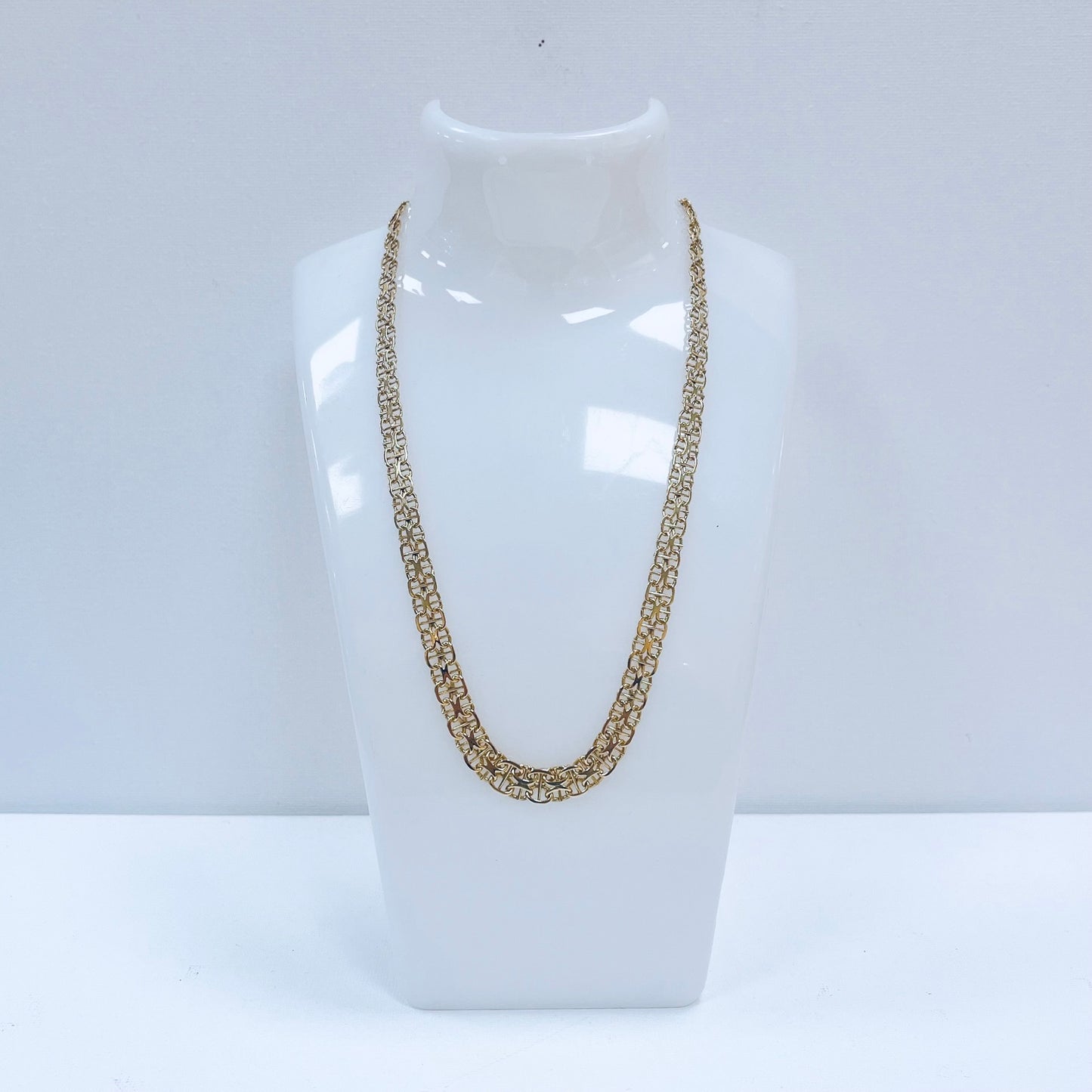HALSBAND X-LÄNK I 18K GULD