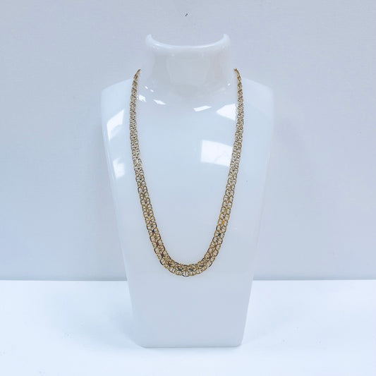 HALSBAND X-LÄNK I 18K GULD