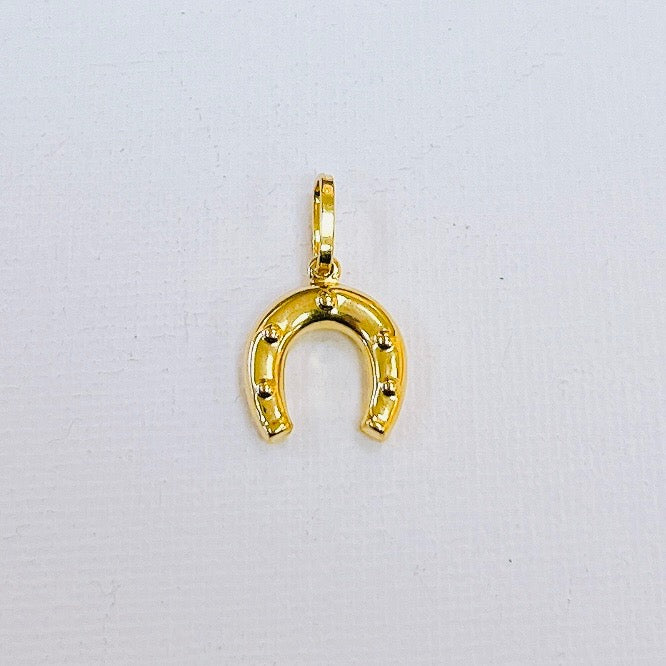 18k GULDHÄNGSMYCKE HÄSTSKO