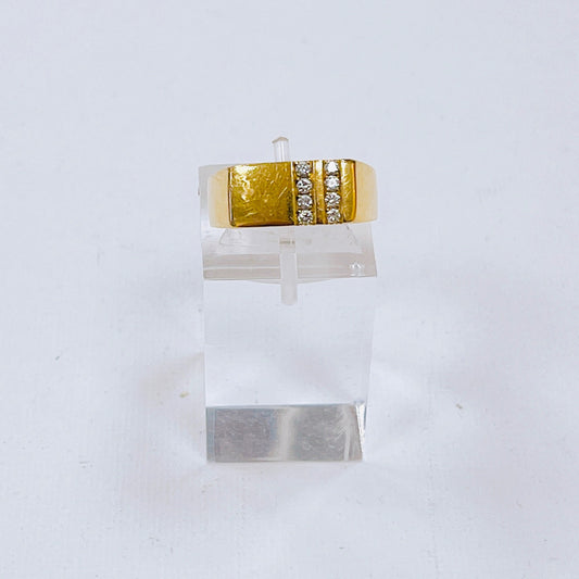 GULDRING MED GLITTER