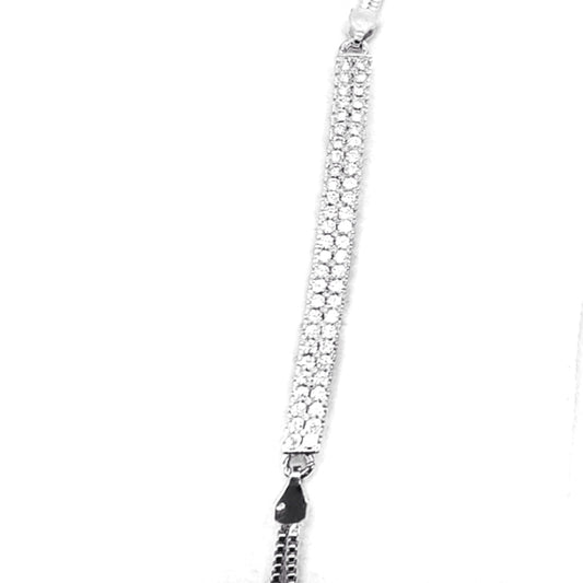 SILVERARMBAND- D bricka
