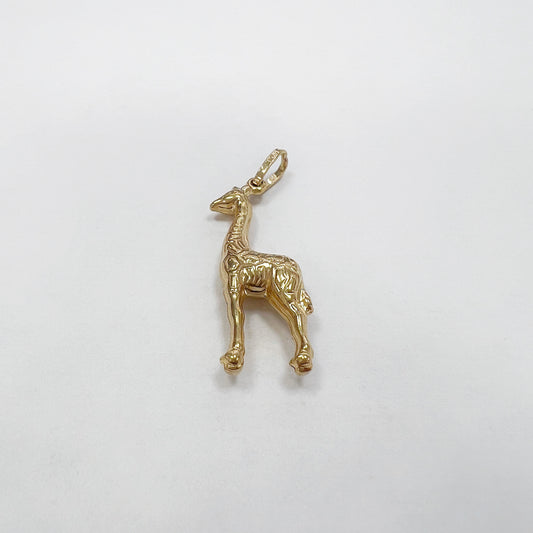 Guldhängsmycke Giraff