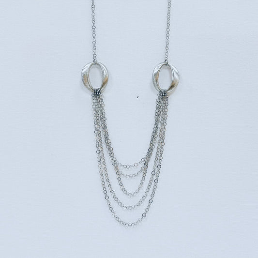 Silver Strands Harmony Necklace
